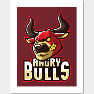 Angry Bulls Posters and Art